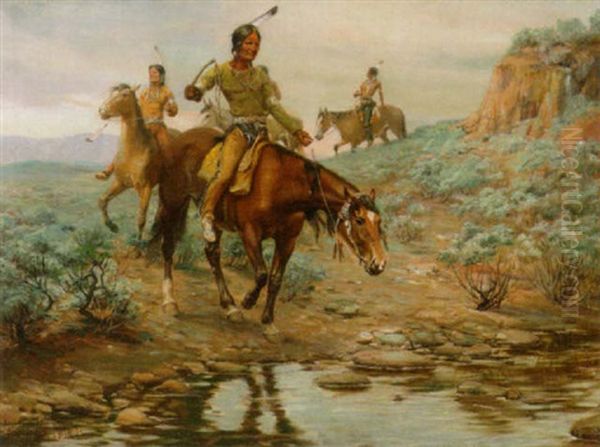 The Watering Hole by Charles Abel Corwin