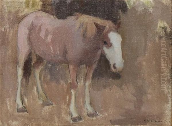 Study Of A Horse by Eanger Irving Couse