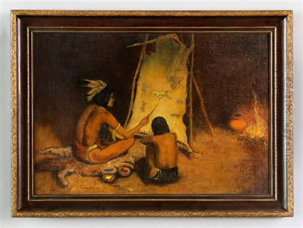 Two Native Americans by Eanger Irving Couse