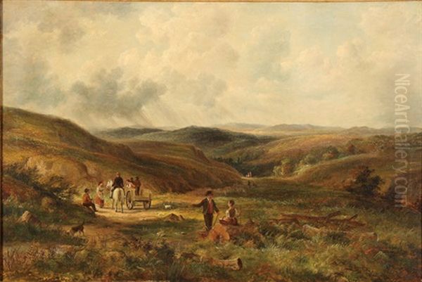 Sunday Morning In Wales by David Cox the Elder