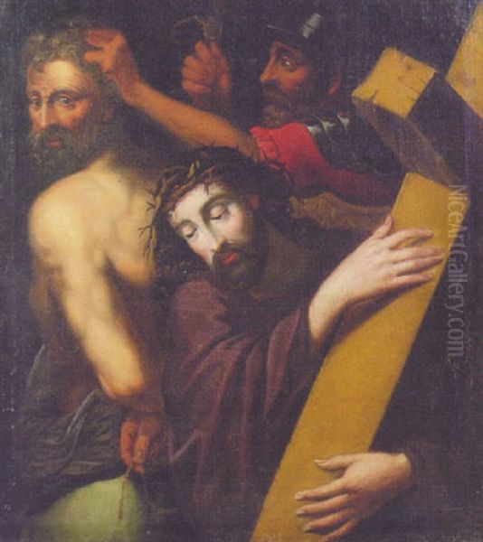 Christ Bearing The Cross by Michiel Coxie the Elder