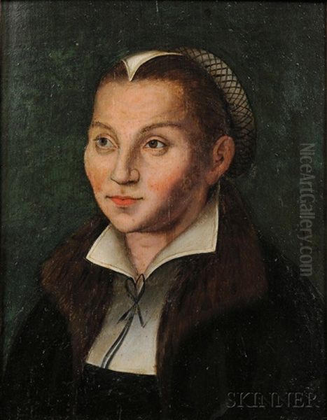 Portrait Of Katharina Von Bora by Lucas Cranach the Elder