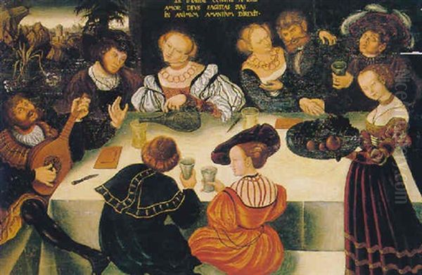 Musical Banquet by Lucas Cranach the Elder