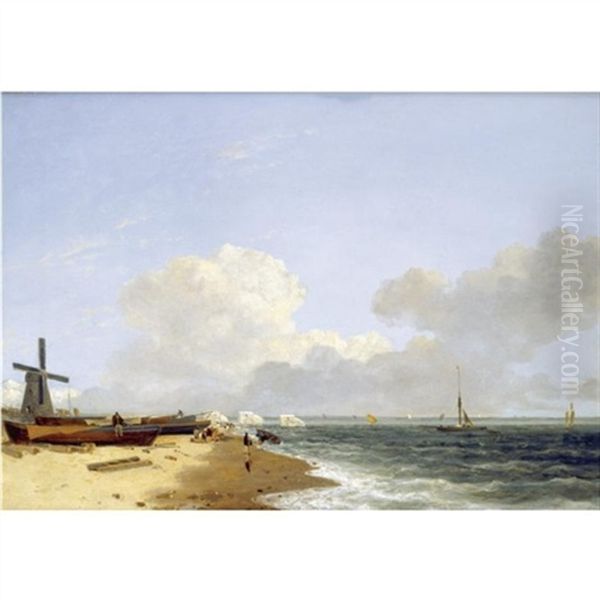 Yarmouth Beach, Looking North - Morning by John Crome the Elder