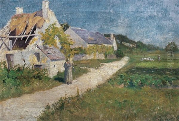 Country Farm, Normandy by Maurice Galbraith Cullen