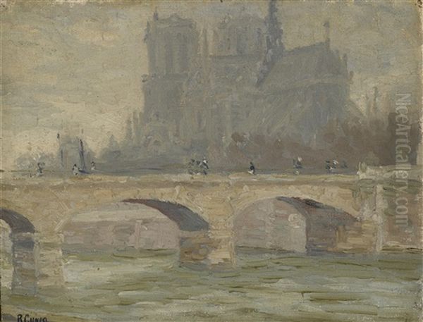 View Of Notre Dame, Paris by Rinaldo Cuneo