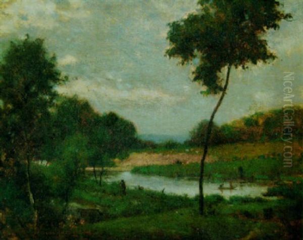 Landscape With Fishermen by Elliot Daingerfield