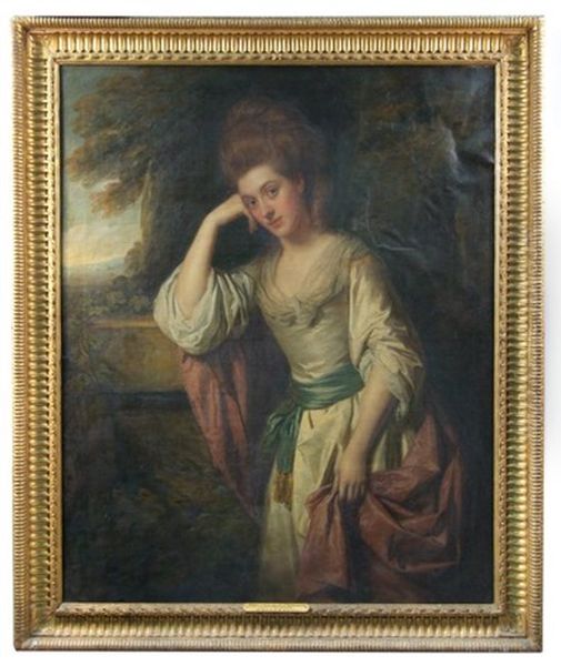 Portrait Of Mary Brummell (nee Richardson) by Nathaniel Dance Holland (Sir)