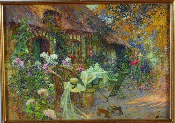 Le Jardin De La Chaumiere by Henri Gaston Darien