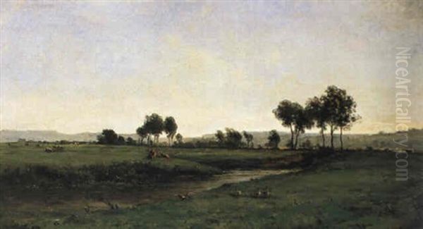 Extensive Landscape by Charles Francois Daubigny