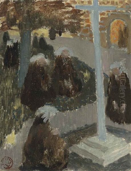 Bretonnes En Priere (binic) by Maurice Denis