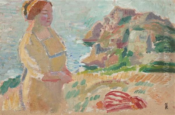 Princesse Dans La Tour (premiere Idee) by Maurice Denis