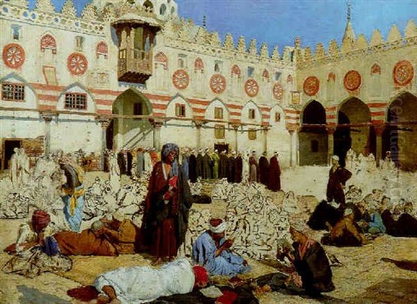 El Azhar, Universite Arabe Au Caire by Ludwig Deutsch