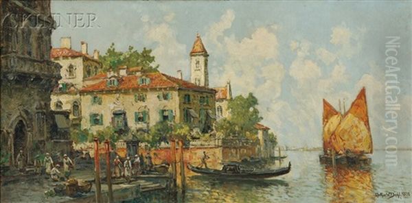 Palazzo In Venice by Arthur Vidal Diehl