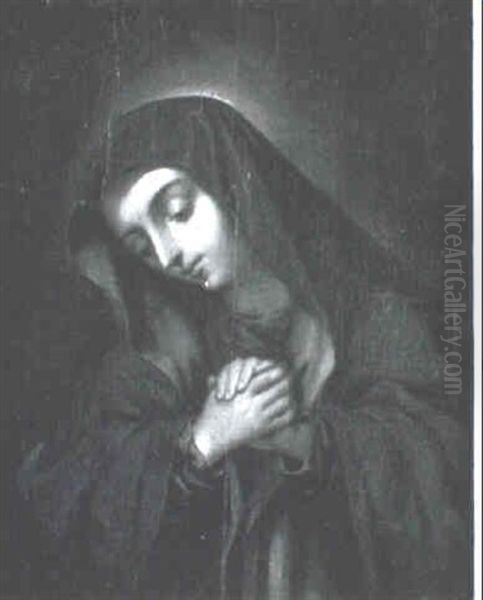 Virgin In Prayer by Carlo Dolci