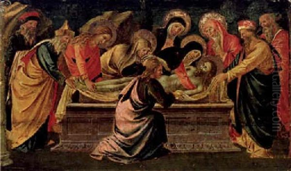 Die Grablegung Christi by  Domenico di Michelino