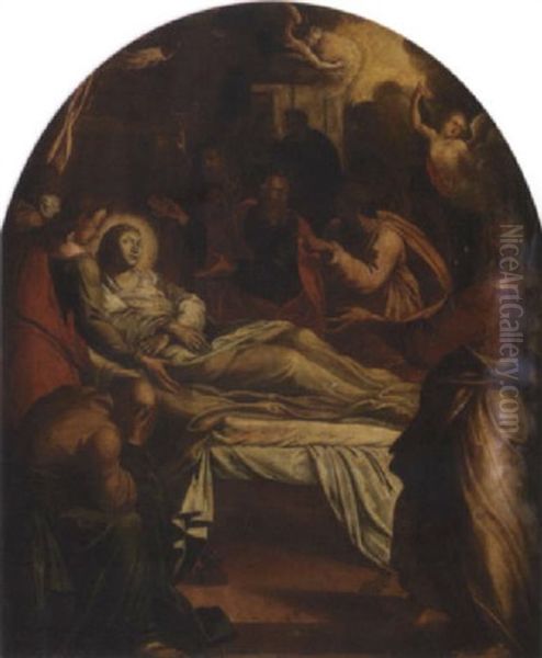 The Death Of The Virgin by Gerard Douffet