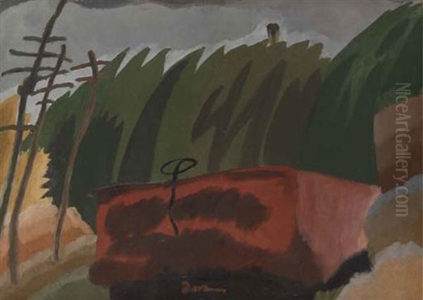 Freight Car by Arthur Dove