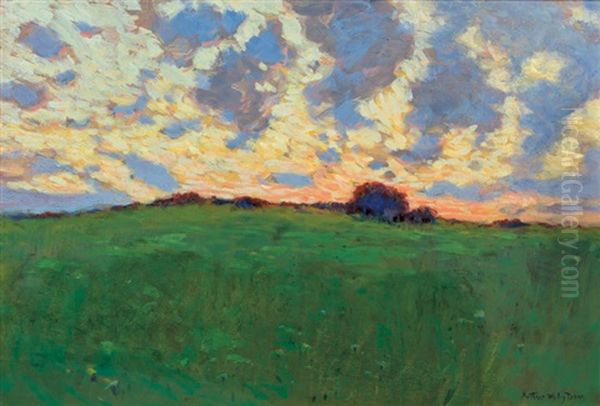 Landscape With Sunset by Arthur Wesley Dow