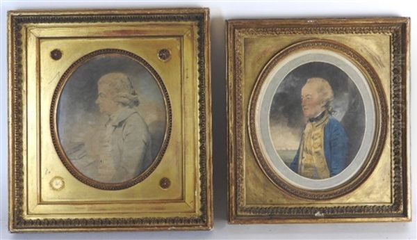 A Pair Of Portraits by John Downman