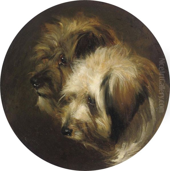 Two Terriers by George Armfield