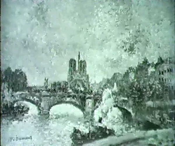 Notre Dame Et La Seine by Pierre Dumont