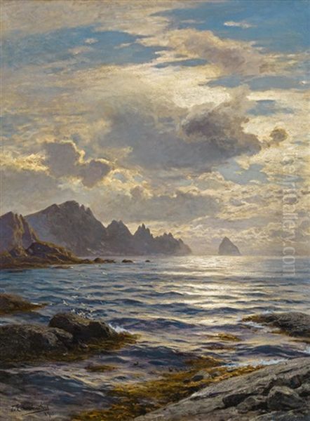 Am Eismeer Auf Den Lofoten by Karl Paul Themistocles von Eckenbrecher