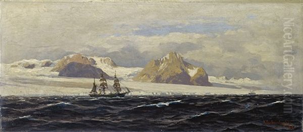 Vor Der Westkuste Spitzbergens by Karl Paul Themistocles von Eckenbrecher