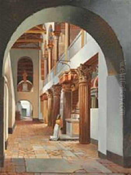 View Of The Church S by Christoffer Wilhelm Eckersberg