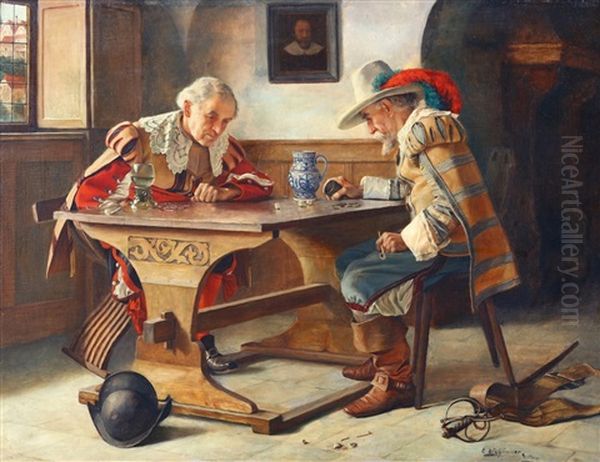 The Dice Players by Erwin Eichinger