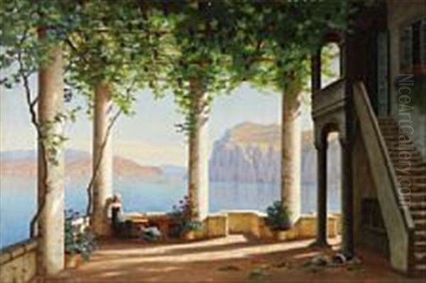 View From A Pergola by Eiler Rasmussen Eilersen