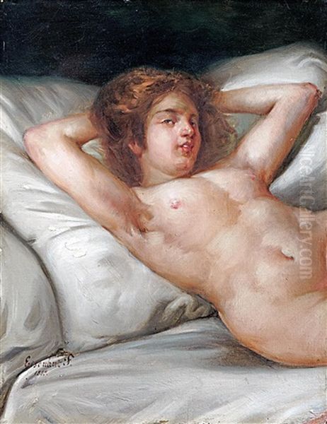 Lying Nude by Ferencz Franz Eisenhut