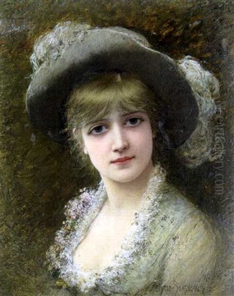 Elegante Au Chapeau by Emile Eisman-Semenowsky