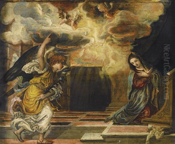 The Annunciation by  El Greco