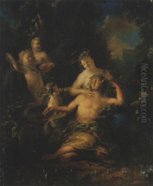 Une Bacchanale: Allegorie De L'automne by Ottmar Elliger the Younger