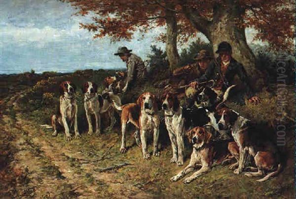 The New Forest Buck Hounds by John Emms