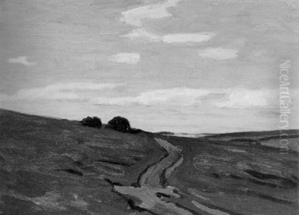 Heidelandschaft by Hans am Ende