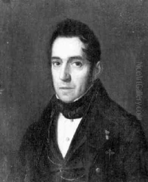 Retrato De Caballero by Antonio Maria Esquivel Suarez de Urbina