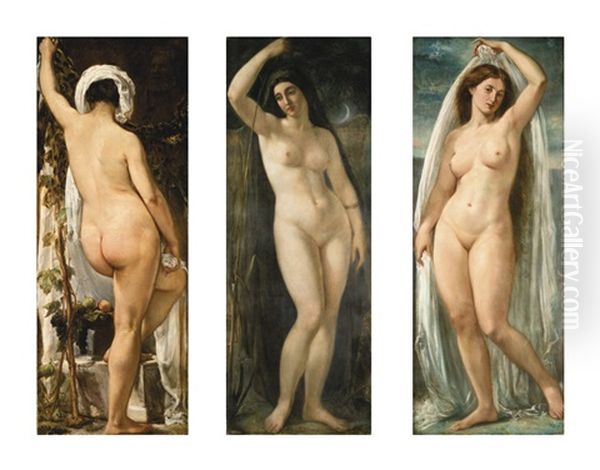 Venus, La Nuit, Baigneuse (3 Works) by Antoine Etex