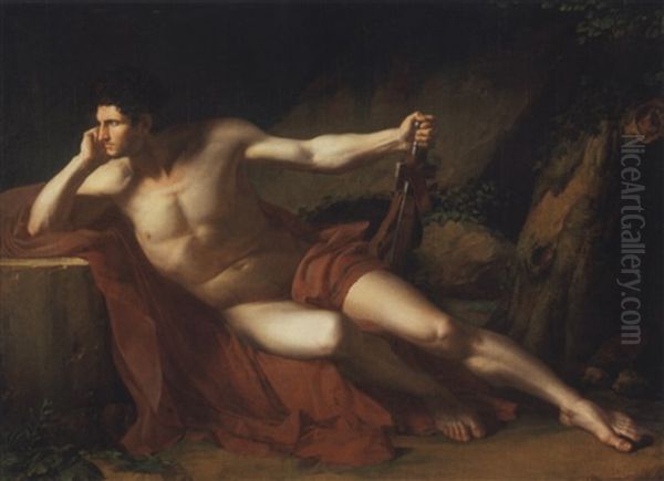 Academie D'homme En Guerrier by Francois-Xavier Fabre