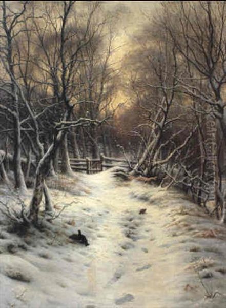 The Snowy Garb Of A Sleeping Earth by Joseph Farquharson