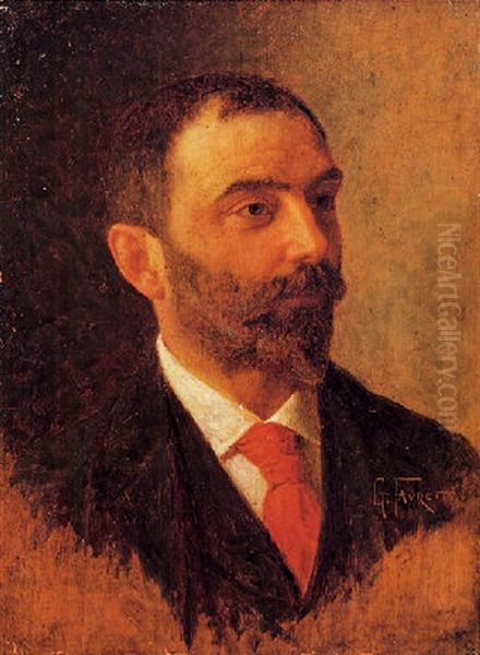 Ritratto D'uomo by Giacomo Favretto