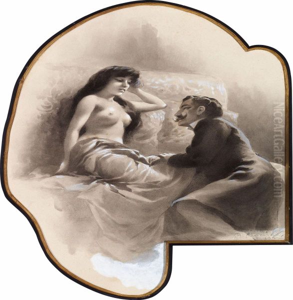 Erotic Scene by Charles Garabed Atamian