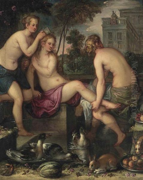 Bathsheba At Her Bath by Paolo Fiammingo