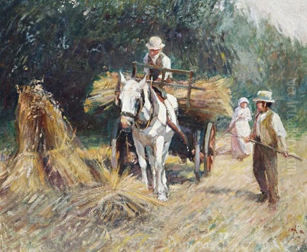 Bringing In The Hay by Harry Fidler