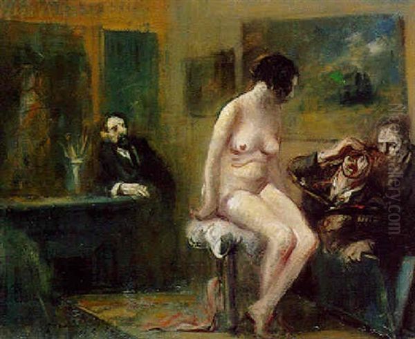 Le Modele by Jean-Louis Forain