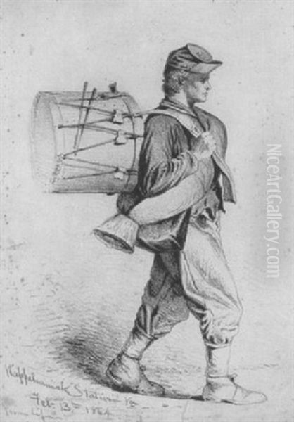 Drummer Boy, Rappahannock Station, Va. by Edwin C. Forbes