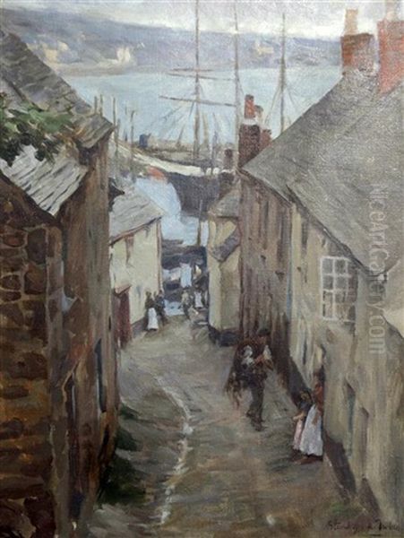 Newlyn, Cornwall by Stanhope Forbes