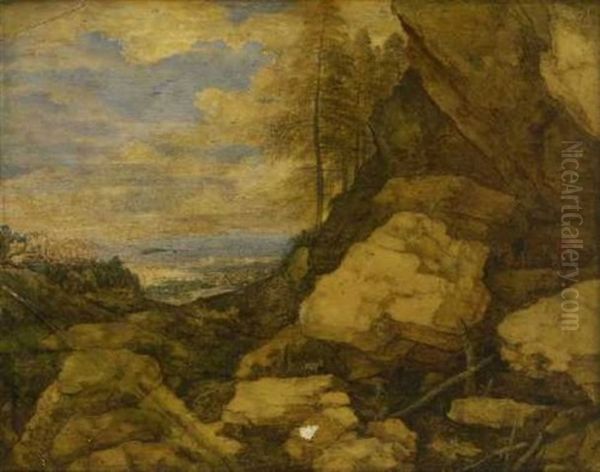 Felslandschaft by Jacques Fouquieres