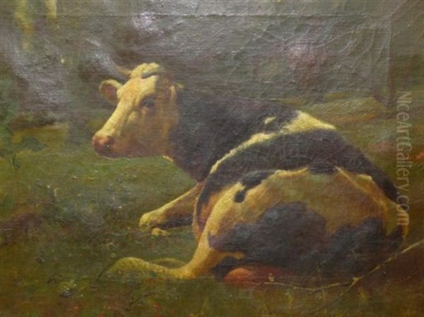 Resting Cow by Robert Atkinson Fox